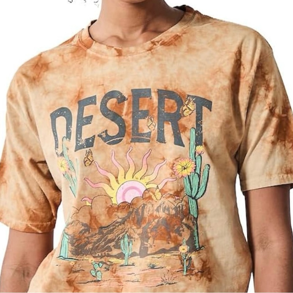 Bioworld Desert Sunset Women's Brown Cloud Wash Crew Neck
Short Sleeve T-Shirt - Picture 2 of 3
